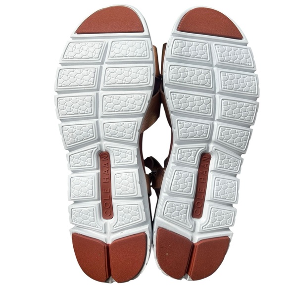 Cole Haan Women's ZERØGRAND Sandal in Gold and White NIB 7.5 - Picture 7 of 8